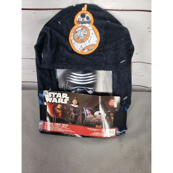 Disney Star Wars Cotton Hooded Towel Wrap‎ - Picture 8 of 8